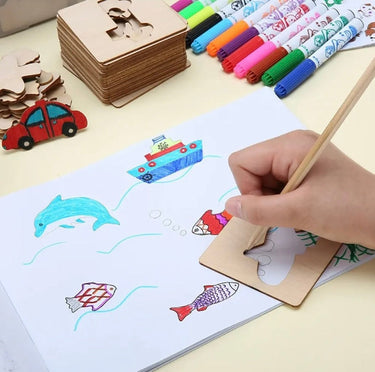 Plantillas de arte para niños pequeños | Educatieve en speelse sjablonen - Ontdek creativiteit bij peuters